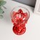 Climber Plastic, glass "Enjection" red 10.5x6x6 cm