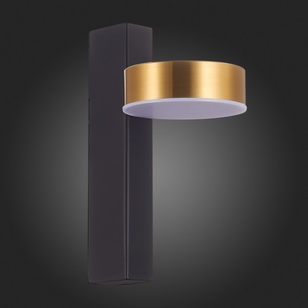 Wall lamp ST LUCE. SL6000.301.01. Pances. 1x7 W, LED, 3000K, 300 LM, 10x21 cm, black color-4