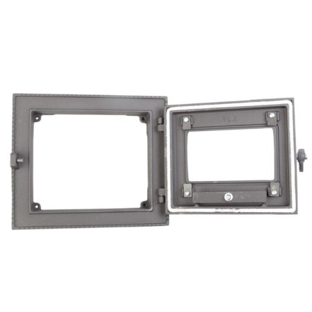 Top-fire airtight DTG-3BS "Kami" Rubtsovsk 315x270x124 mm with glass, thermal-winged-2