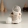 Polystone souvenir "Baby and her white teddy bear" 7.5x5x88 cm