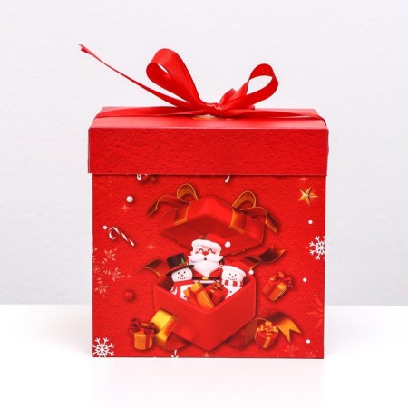 Self -charged box "Santa Claus in the box" 15 x 15 x 15 cm-1