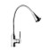 ACCOONA A4890-4 kitchen mixer, single-leaf, flexible spout, with nut, 2 modes, chrome