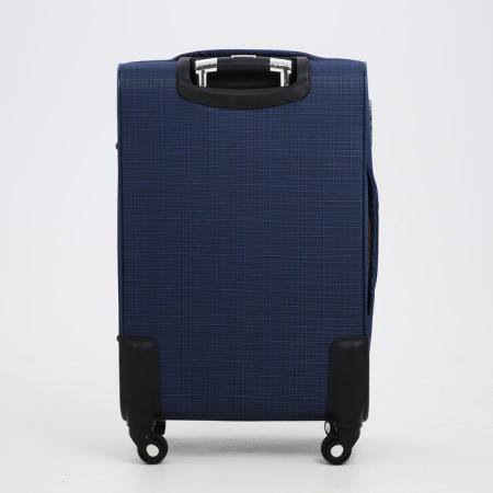 Small 24 suitcase "on lightning, code castle, with extension, blue color-6