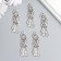 Decor for creativity Metal "Death with a oblique" silver set 5x1.7 cm