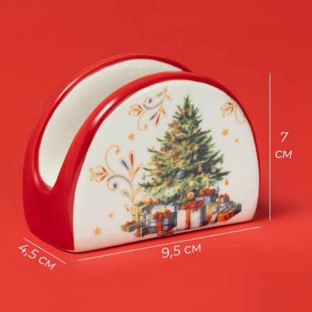 Napotnik New Year's Dolyana "Magic tree", 9.5 × 4.5 × 7 cm-2
