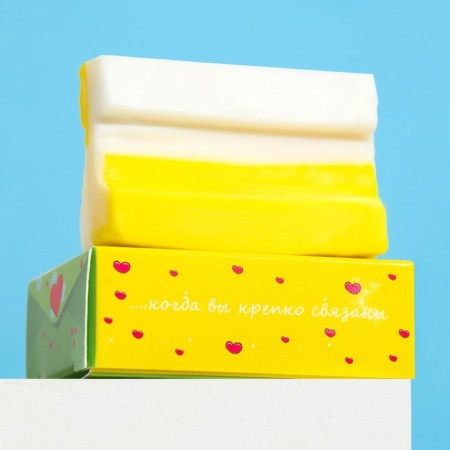 Soap "Love when...", coconut and pineapple, figure, 40 g-1