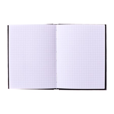 Notepad A6, 80 sheets in the cage "Leather", solid cover, glossy lamination, offset block-3