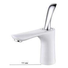 Смеситель для раковины D&K Venice Baciano DA1032156, белый-хром