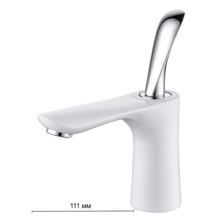 Mixer for the sink D&K Venice Baciano DA1032156, white-chrom