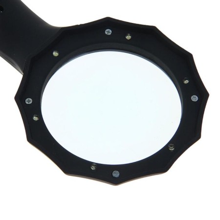 Classic magnifier with 4x lights, d = 7.5 cm, 2 AAA batteries-4