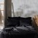 Slip on the elastic band SL Home Tencel 160*200+30 cm, col. black