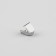Tip is a flat cord, 0.6 × 10 mm, 10 pcs, silver color