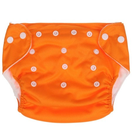 Reusable diaper, orange color-14