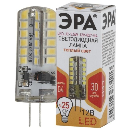 LED LED era Standard "capsule", 3.5 watts, G4, 280 lm, 2700k, glow warm white