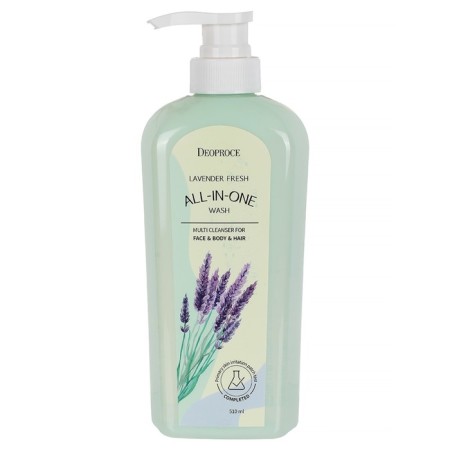 Shower gel Deoproce Lavender Fresh All-In-One, 510 ml