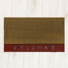 Коврик Joy Home, резиновый Welcome, 45х75 см, цветной