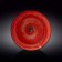 Deep plate Wilmax England Spiral, D = 28.5 cm, 500 ml, red color
