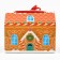 Gingerbread box for sweets, 10 x 18 x 14 cm, new year