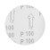 Circle of abrasive grinding under the "Velcro" Tundra, 125 mm, P100, 100 pcs.