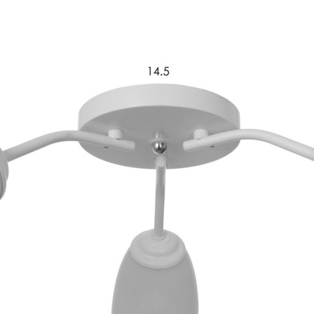 Six 3x15W E27 white 50x50x15cm Bayerlux-3