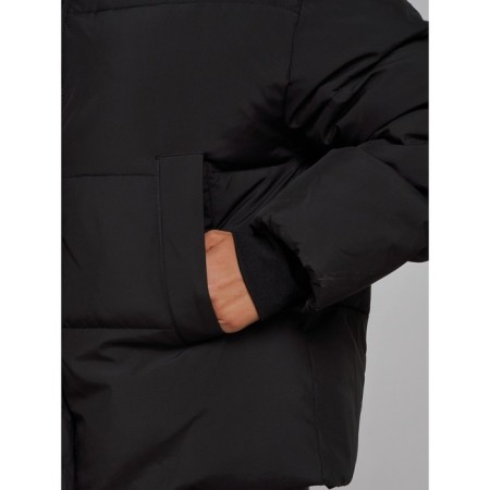 Winter jacket female, size 50, black color-10
