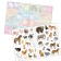 Stickers reusable "Mom and kids", A4 format
