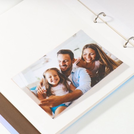 Photo album on rings for 200 photos 6x9 cm "Gradient" 3x22.7x23.5 cm-6