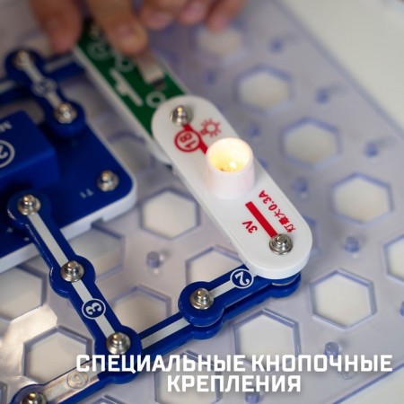 Electronic Evriki designer, 335 schemes, 31 elements, works from batteries-10