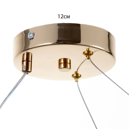 Bayerlux Lamp Viati Led 57W gold 50x50x14-100 cm-7