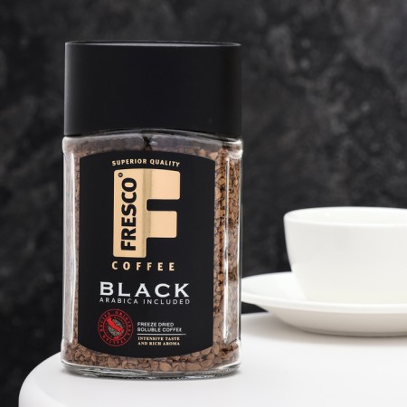 Coffee Fresco Arabica Black st/b, 90 g-1