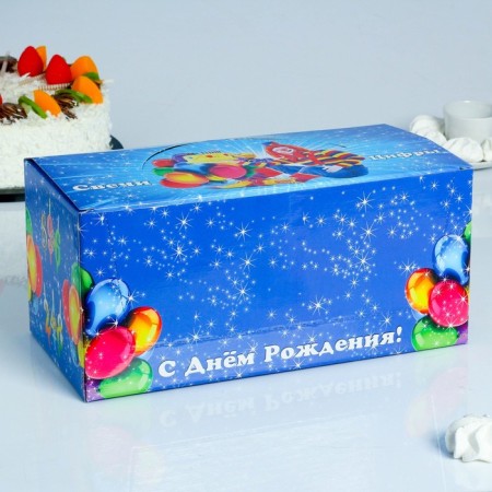 Show Box with candles for the cake "Sunny", 10.2 cm, 50 pieces-2