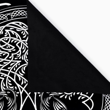 Galloween tablecloth for Halloween "Tree of Life", velvet, 50x50 cm-2
