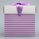 Gift folding box, packaging, "Present", 15 x 15 x 15 cm