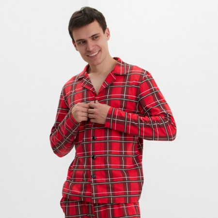 New Year. Pajama men's kaftan "cell" size 56-1
