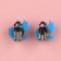 Clips, children's earrings "The most beautiful"