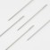 Sewing needles for dill, d = 0.9 mm, 4 cm, pointed, 10 pcs