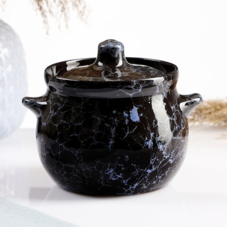 Ceramic Pikanto baking pot 0.65l / 12.5x11.5cm, veil