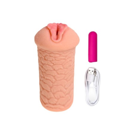 Masturbator Realistic Kokos Elegance.003 with vibration, TPR, bodily, 16 cm-9