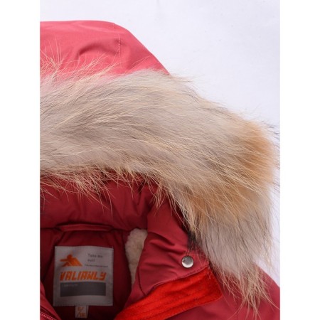 Winter park for a girl, orange color, height 116-6