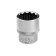 Thile head Stels 13671, under the square, 1/2 ", 27 mm, twelve -sided, chrome