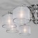 Smart ceiling lamp Fabiola, 40W, E14, 90x90x29.7 cm
