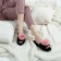 Women's slippers with open nose size 40-41, pink color