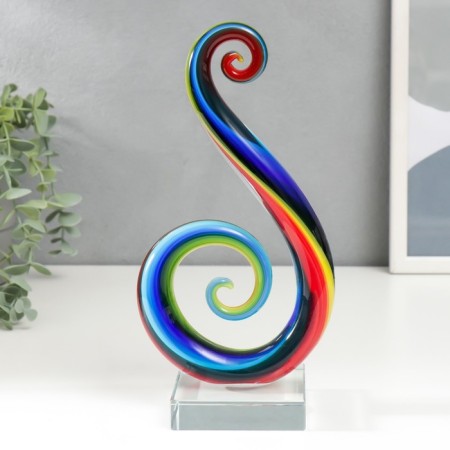 Souvenir Interior glass "Current. Rainbow" 24x12x8 cm-2