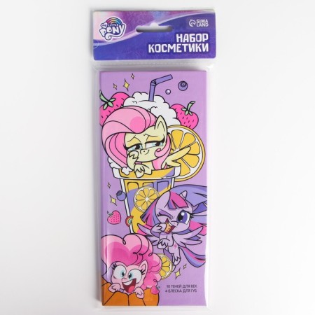 A set of cosmetics, shadows 10 colors, shine 4 colors "Pony", My Little Pony-3