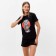 Homemade set (T -shirt, shorts), black color/dragon, size 52