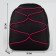 School backpack textile with lacing, black color