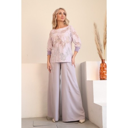 Female jumper, size 50, lilac color-10
