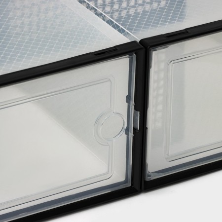 Shoe storage box with the door Large Size, 26 × 33.5 × 16.5 cm, 2 pcs-3
