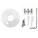 Adapter for hidden installation of Domoterma heated towel rail, antique bronze
