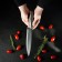 Kitchen knife "metallic", blade 17.5 cm, silver color